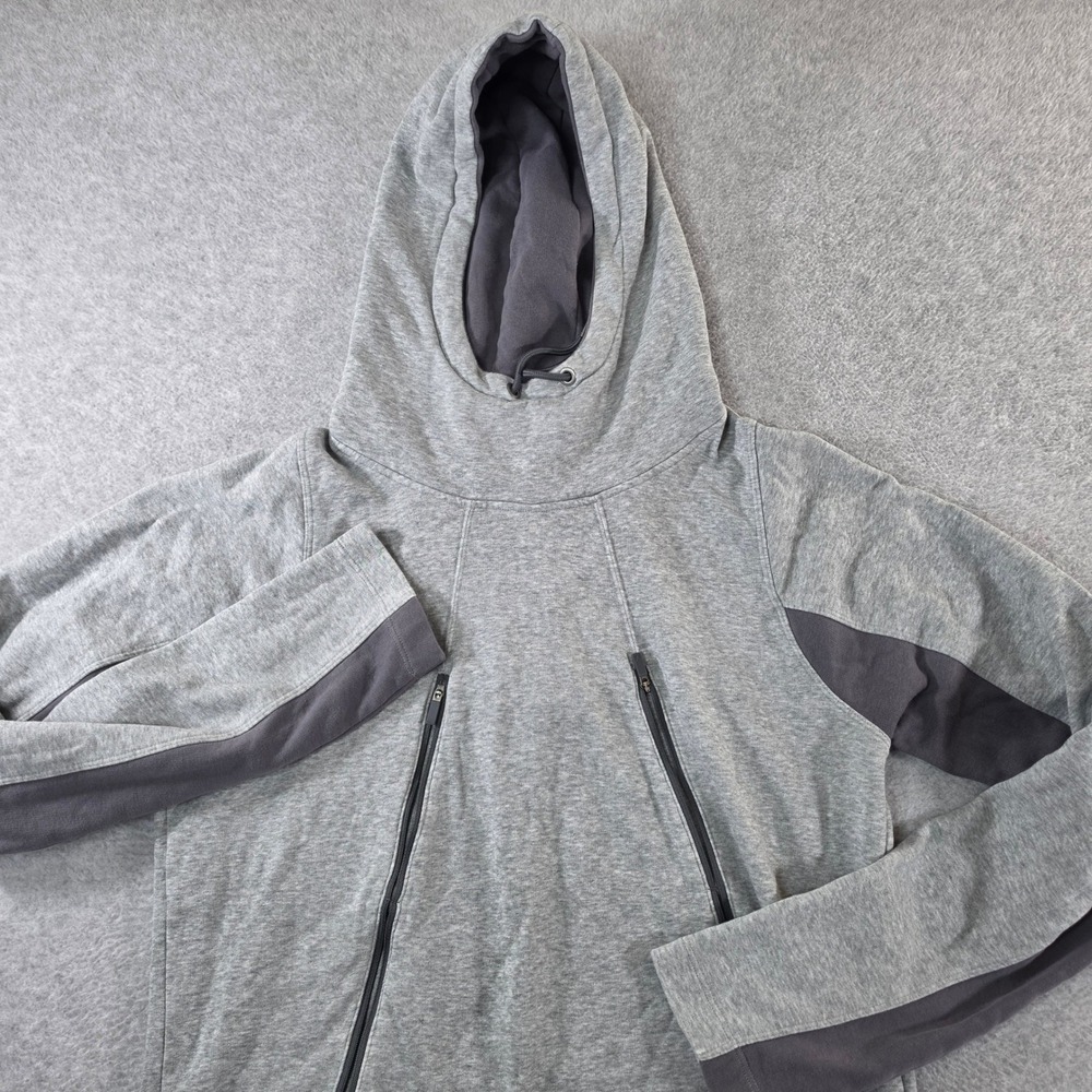 Jordan Flight Lite Tech Hoodie Mens Medium Gray Zip Up 813032-063